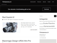 Tablet Screenshot of filmkamera.ch